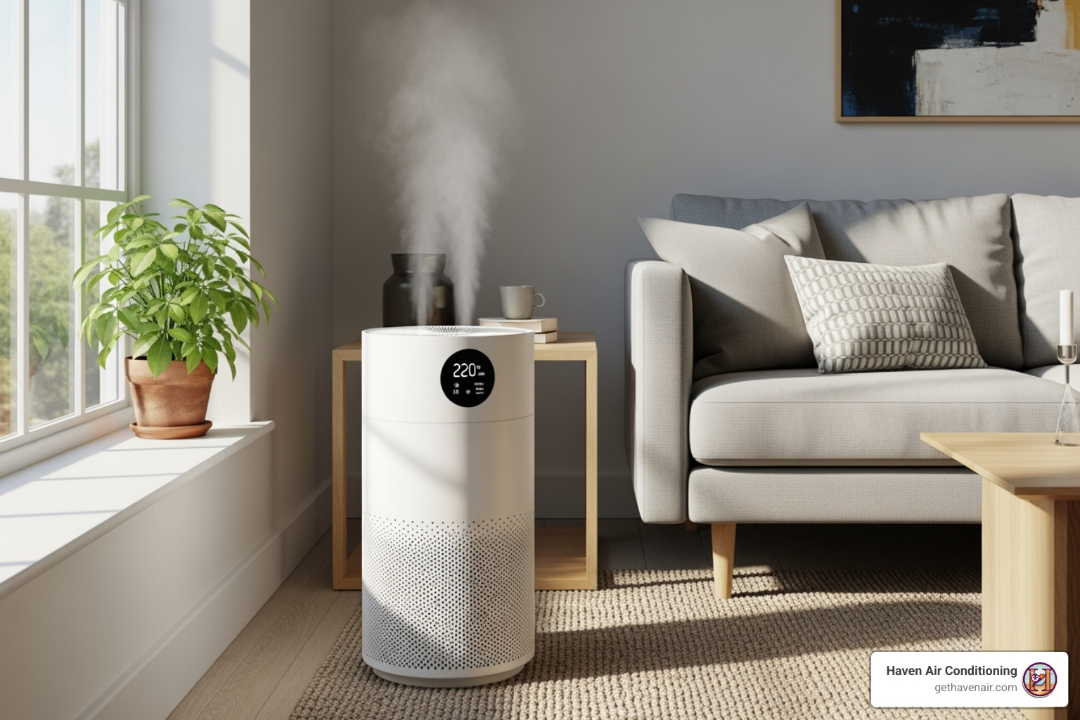 air purifier with humidity control