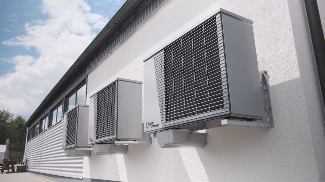 heat pump reversing valve outdoor unit Orange County backyard