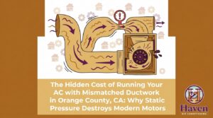 The Hidden Cost of Running Your AC with Mismatched Ductwork in Orange County, CA: Why Static Pressure Destroys Modern Motors — featured image