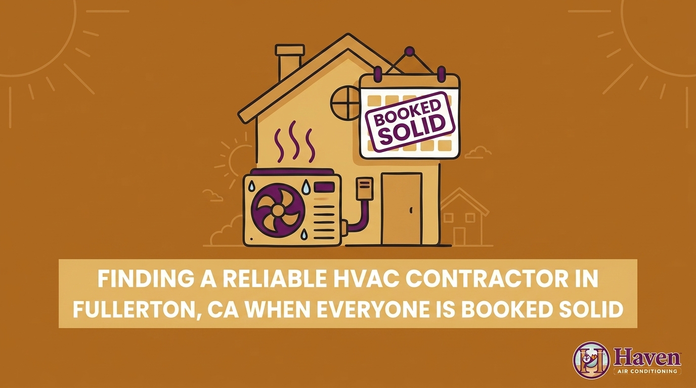 Finding a Reliable HVAC Contractor in Fullerton, CA When Everyone is Booked Solid — featured image