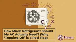 How Much Refrigerant Should My AC Actually Need? (Why 'Topping Off' is a Red Flag) — featured image