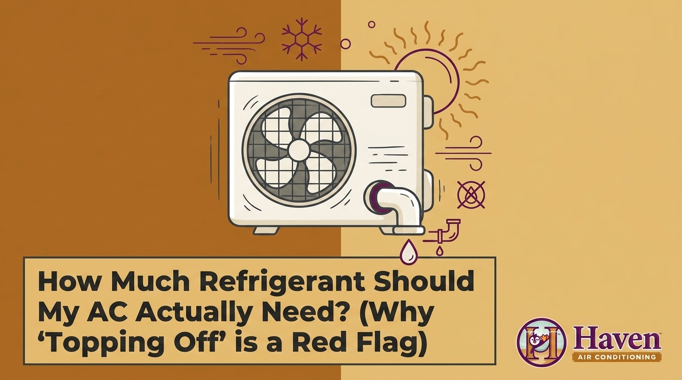 How Much Refrigerant Should My AC Actually Need? (Why 'Topping Off' is a Red Flag) — featured image