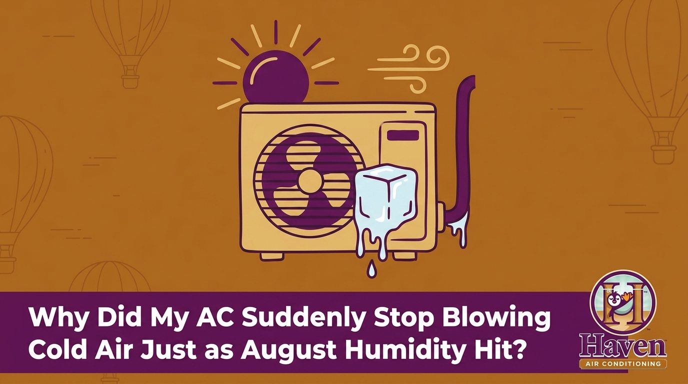 Why Did My AC Suddenly Stop Blowing Cold Air Just as August Humidity Hit? — featured image
