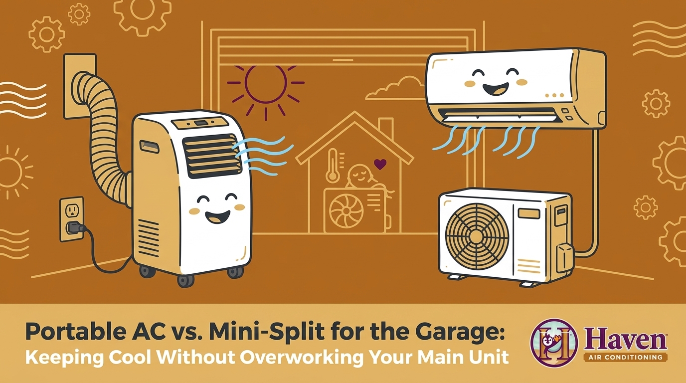 Portable AC vs. Mini-Split for the Garage: Keeping Cool Without Overworking Your Main Unit — featured image