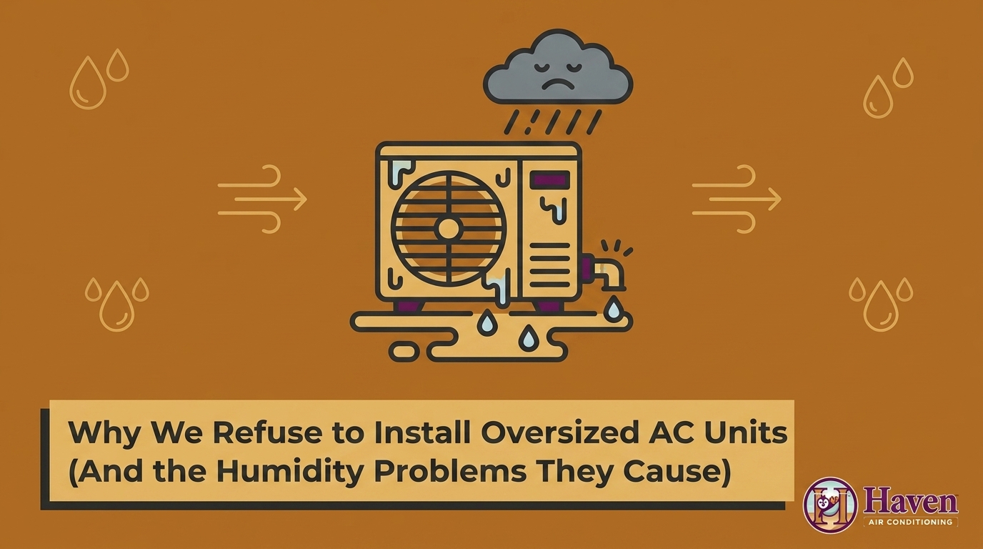 Why We Refuse to Install Oversized AC Units (And the Humidity Problems They Cause) — featured image