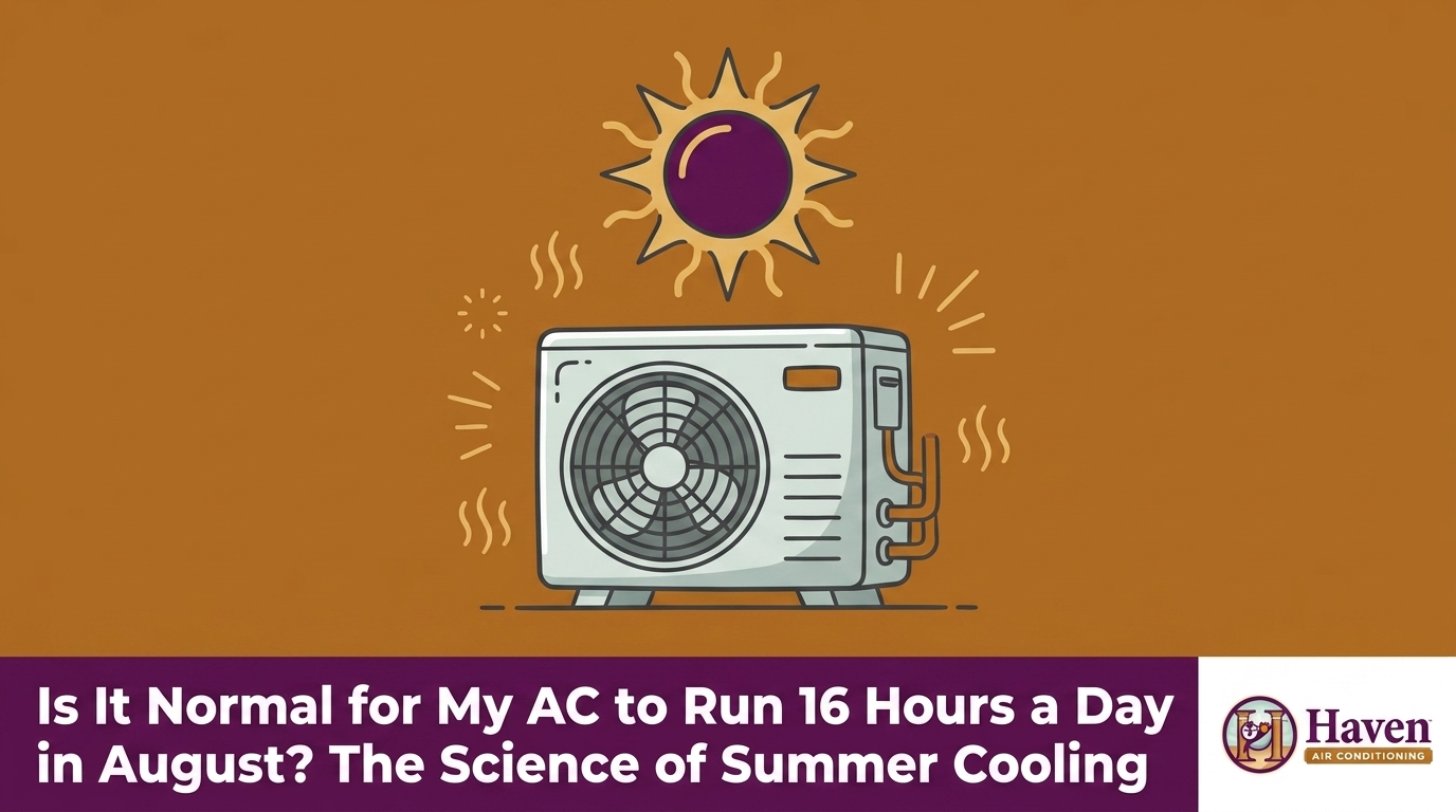 Is It Normal for My AC to Run 16 Hours a Day in August? The Science of Summer Cooling — featured image