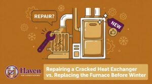 Repairing a Cracked Heat Exchanger vs. Replacing the Furnace Before Winter — featured image