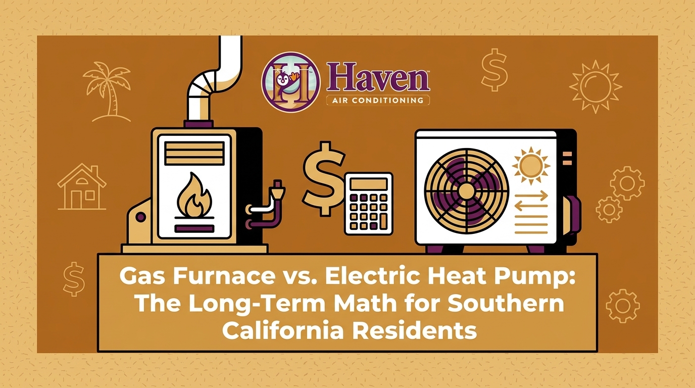 Gas Furnace vs. Electric Heat Pump: The Long-Term Math for Southern California Residents — featured image