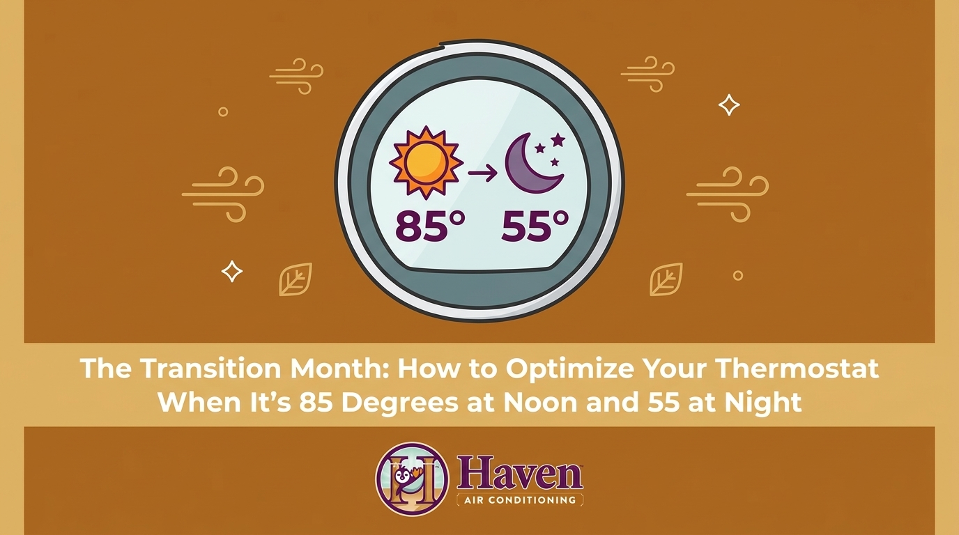 The Transition Month: How to Optimize Your Thermostat When It's 85 Degrees at Noon and 55 at Night — featured image